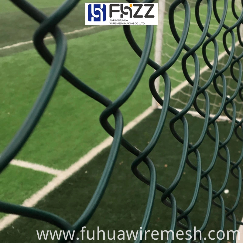 PVC Coated Galvanized Steel Wire Chain Link Fencing